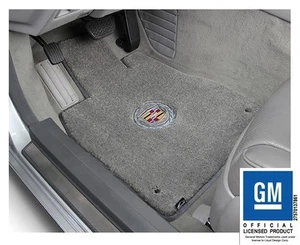Cadillac DEVILLE 2003 LLOYD ULTIMAT MATS GREY 4 PC WREATH & CREST FRONT MATS - Foto 1 di 1