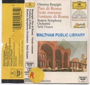 Pini di Roma, Boston Symphony Orchestra, Cassette 1979 Ottorino Respighi Vintage - Picture 1 of 1