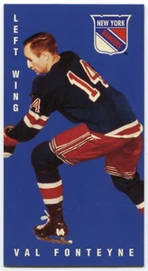 1994 Parkhurst Tallboy (1964-65) #95 Val Fonteyne New York Rangers - Picture 1 of 2