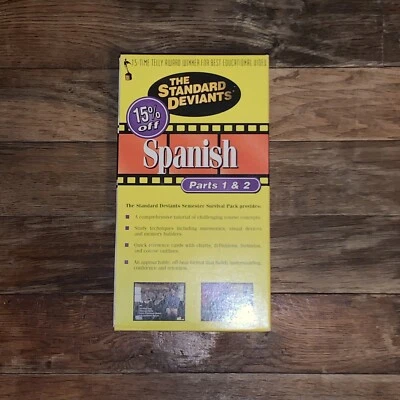The Standard Deviants:Spanish (Parts 1 & 2) VHS - Image 1 of 4