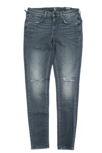 PRPS Women's Camaro Mid-Rise Distressed Skinny Jeans (Black, 27) - Picture 1 of 4