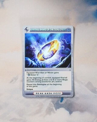 KHA'RALL SHARD OF THE TIDAL CREST - Ultra Rare Chaotic Card - Image 1 of 2
