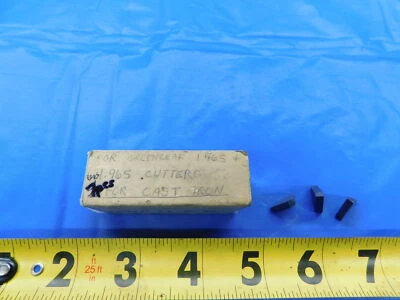 10PCS GREENFIELD TMP-32-C-90 C-2 CARBIDE INSERTS FOR 1.465 & 1.965 CUTTERS - Image 1 of 3