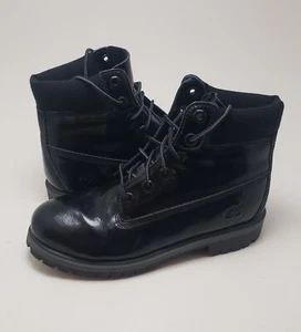 Mens Timberland 6 inch Premium Waterproof Black Leather Boots 3794A 4030 Size 6 - Picture 1 of 7
