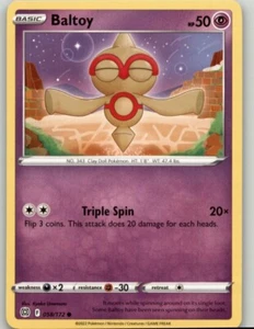 Pokemon SWSH09: Brilliant Stars Baltoy #058/172 Common - Picture 1 of 1