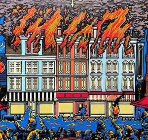 Williams Fire! Campo de juego de máquina de pinball - Imagen 1 de 11