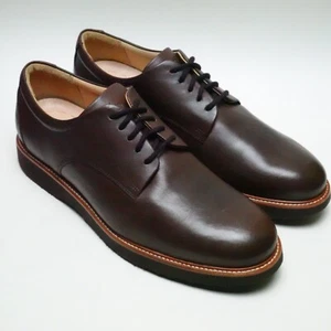 Zapato de vestir Samuel Hubbard para hombre de cuero marrón 10,5 M "Fundador" en suelas Vibram - Imagen 1 de 12