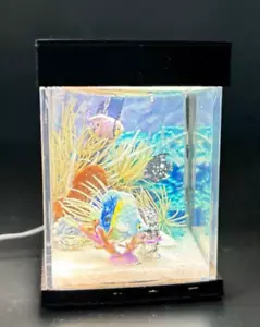 Serbatoio per pesci illuminato in miniatura fatto a mano #1 - Foto 1 di 3