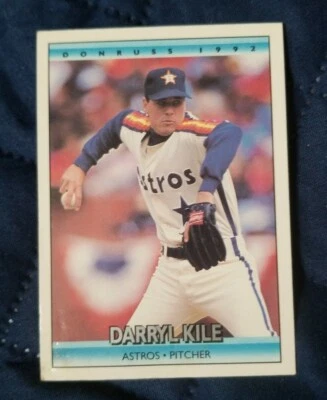 1992 Donruss Baseball Card #309 Darryl Kile - Houston Astros  - Image 1 of 2