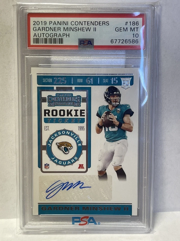2019 Panini Contenders - Rookie Ticket #186 Gardner Minshew II (AU, RC) - Image 1 of 1