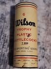 Vintage Wilson Trophy Plastic Badminton Shuttlecocks Tin T 8906 Sealed Damage