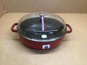 Sartén universal de hierro fundido Staub de 4 cuartos - cereza - Imagen 1 de 8