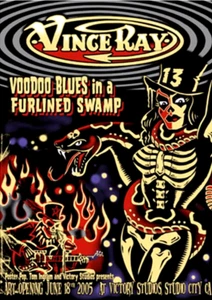 Vince Ray Hand Signed Silk Silkscreen Art Show Poster Numbered   #106  of 250 - Picture 1 of 4