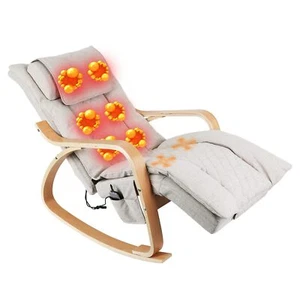 Mecedora con función de calefacción de masaje silla de relajación sillas reclinables sillas sillón de descanso - Imagen 1 de 8