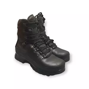 Botas de Combate MEINDL Ejército Negro Excedentes Montaña Para Goretex Botas de Patrulla. S/G - Imagen 1 de 11