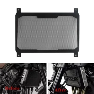 Black Radiator Guard Engine Cooler Grille Cover Protection For Kawasaki Z900 New - Picture 1 of 9