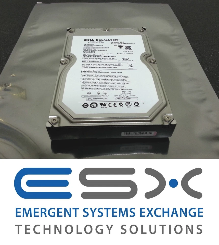 Dell Equallogic 250GB 7.2K SATA HD 9BL14E-080 - Image 1 of 1