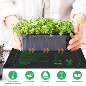 Seedling Heating Mat Greenhouse Heat ProPagator Plant Seed Vivarium Heat Pad - Picture 1 of 7