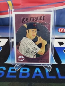 Joe Mauer CHROME 1037/1959 2008 Topps Heritage HOF - Picture 1 of 3