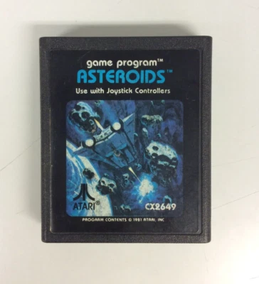 Asteroids (Atari 2600, 1981) Authentic Cartridge Only - Image 1 of 4