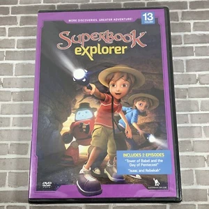 Superbook Explorer Volume 13 DVD Tower of Babel Day of Pentecost Isaac & Rebekah - Imagen 1 de 8