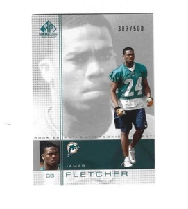 2001 SP Game Used Edition #140 Jamar Fletcher RC /500 MIAMI DOLPHINS - Picture 1 of 1