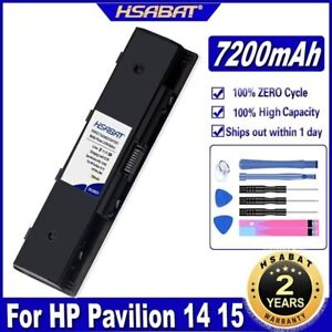 HSABAT PI09 7200mAh Battery for HP Envy 14t 14z 15 15t 15z 17 17t M7 HSTNN-LB4N