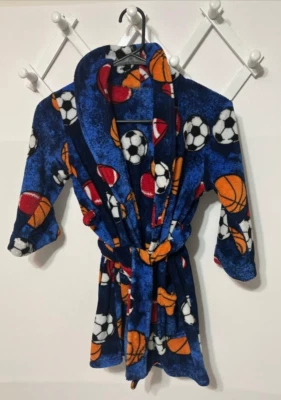 Bata de baño Cherokee para niños azul polar talla S baloncesto fútbol fútbol Foto 1 de 4