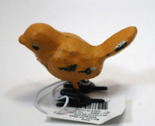 iTOP 1x golden yellow distressed COLORFUL mini cast iron bird figurine Ganz