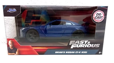 PROMO Fast and Furious Brian's Nissan GT-R Brian's (R35) 1/32 Jada 97037 Nuova - Immagine 1 di 3