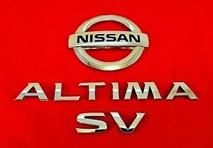 2013-2018 Nissan Altima Sv emblema tapa trasera insignia símbolo logotipo letras fabricante de equipos originales - Imagen 1 de 2