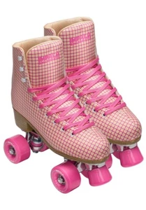 Impala Rollschuhe rosa Tartan Quad Größe UK 5 EU 38 US 7 - Bild 1 von 3
