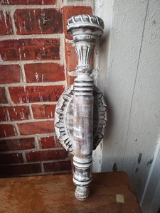 Holz Kerzenhalter Wandbehang Wohndeko - Bild 1 von 6