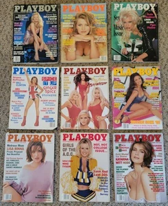 Playboy Magazine 1998 Lot of 9 Issues. See Description For Condition - Picture 1 of 10