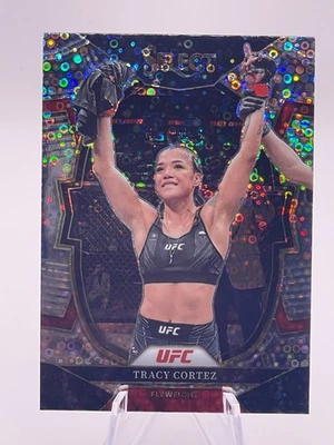 2023 Panini UFC Select - Tracy Cortez - Concourse Silver Disco Prizm #93 - Image 1 of 4