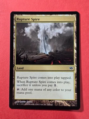 2009 Magic The Gathering Conflux #144 Rupture Spire, Land, C, NF, cd13 - Image 1 of 3