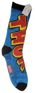 THOR Size 6-12 Unisex Avengers Marvel Comics NOVELTY CREW SOCKS NEW - Picture 1 of 1