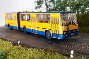 Brekina MCZ 03-411 B Ikarus 280.02 LVB Leipzig - blau/gelb ZS: Linie 164 - 1:87 - Bild 1 von 6