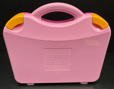 Lego Rosa Estuche de Transporte Plástico Duro Caja de Almacenamiento con Cierre con Divisores Intermedios Foto 1 de 4
