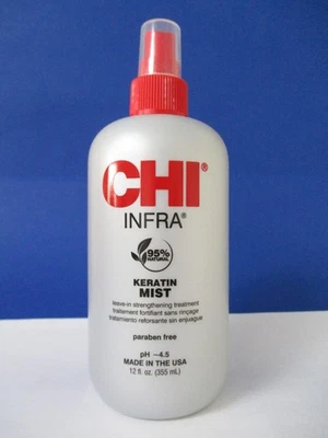 Tratamiento fortalecedor Chi Infra Keratin Mist Leave in 12 oz (raspado) Foto 1 de 2