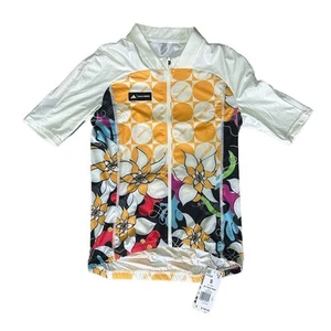 Adidas X Rich Minisi Cycling Short Sleeve Jersey Off White/Gold Sz S (IP2500) - Picture 1 of 7
