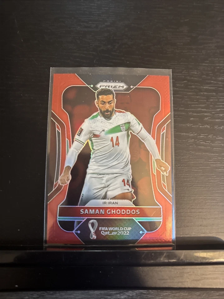 2022 Panini Prizm World Cup Qatar - Saman Ghoddos #124 Red Prizm /399 - Image 1 of 1