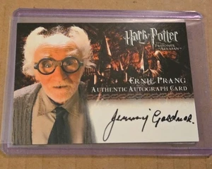 Harry Potter Prisoner Azkaban Update Jimmy Gardner as Ernie Prang Autograph Card - Picture 1 of 11