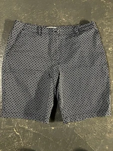 Talbots Size 14 Shorts Navy/white - Picture 1 of 2