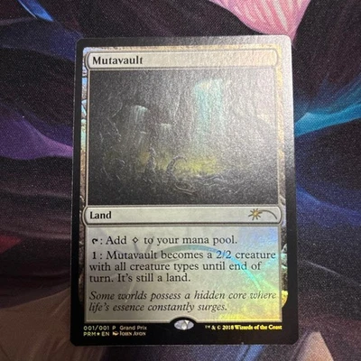 Mutavault Grand Prix English FOIL Magic the Gathering Land - Image 1 of 2