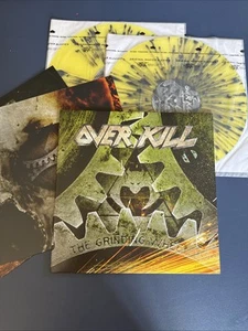 Overkill – The Grinding Wheel 2017 Yellow Black LP Vinyl NM - Picture 1 of 3