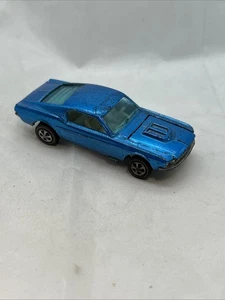 HOT WHEELS REDLINE CUSTOM MUSTANG, BLUE White Int LOUVERED WINDOW, USA, ORIGINAL - Picture 1 of 24