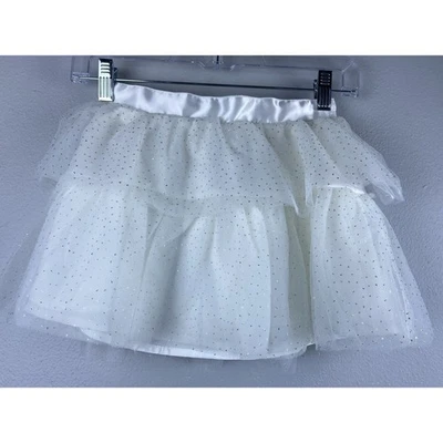 Nuevo Janie And Jack Talla 5 Disney Frozen X Blanco Slvr Spl Tul Forrado Satinado Edición Limitada Foto 1 de 4