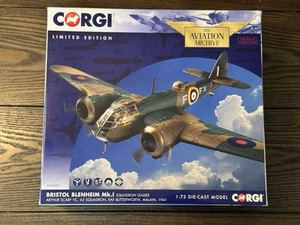 CORGI AA388406 Bristol Blenheim Mk.1 Sqd Leader A Scarf VC 1:72 RAF Butterworth - Picture 1 of 15