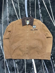 Chaqueta Carhartt Detroit marrón J97 BRN talla XL para hombre con estilo de J... - Imagen 1 de 24